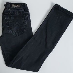 EUC Miss Me Black skinny Size 26 waist 28 inseam